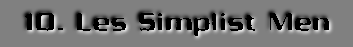  LES SIMPLIST MEN 